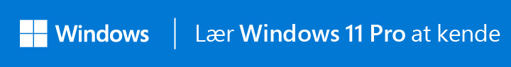 ASUS anbefaler Windows 11 Pro til virksomheder. 