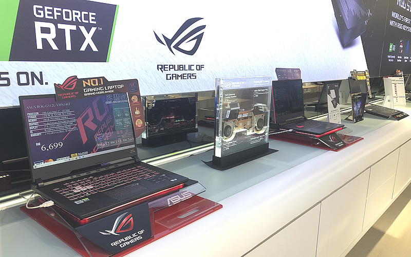 Sabah - ASUS CONCEPT STORE Karamunsing Complex (by Topmacro Network Sdn Bhd)