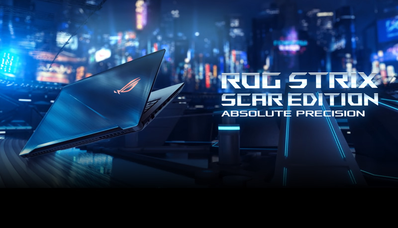 Download Free Rog Strix Scar Edition Laptops Asus Global PSD Mockup Template