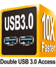 True USB 3.0 Support