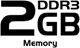 2GB GDDR3 Memory