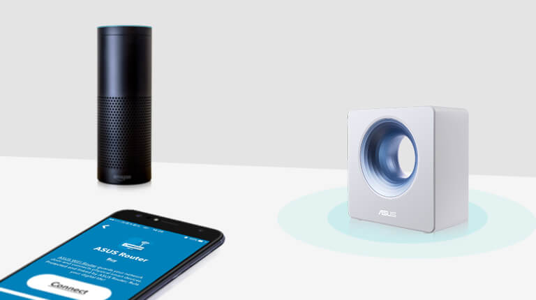 تعمل أجهزة راوتر ASUS المُحددة مع Amazon Echo، وAmazon Alexa، وIFTTT، لتحقيق التشغيل الآلي للمنزل، مما يعني التحكم في أجهزة IoT الخاصة بك عبر الأوامر الصوتية.