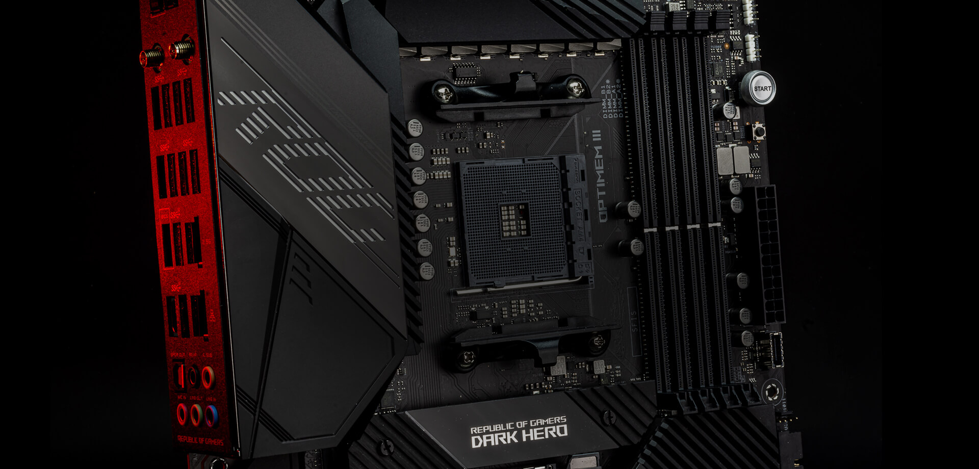 ROG Crosshair VIII Dark Hero | Gaming motherboards｜ROG - Republic of ...