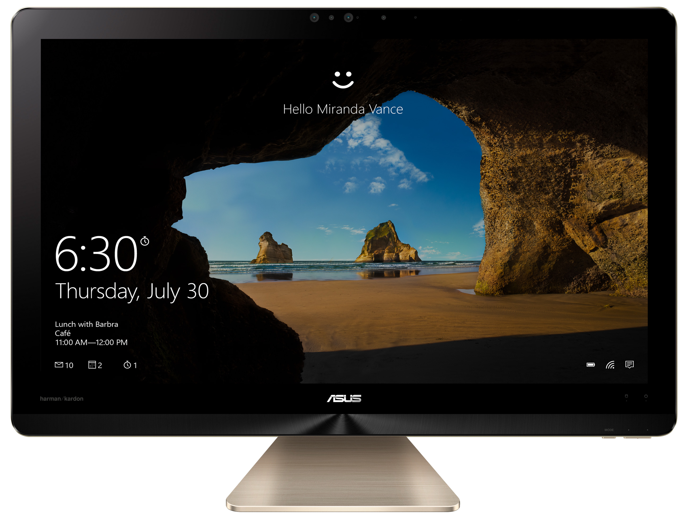 4Kタッチパネル一体型PC ASUS Zen AiO Pro - タブレット