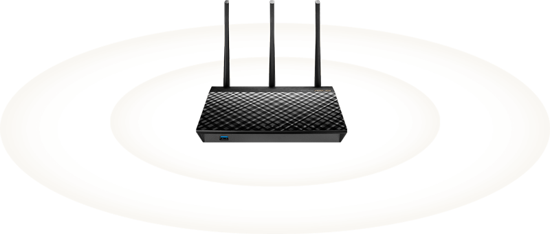 Le RT-AC1900U vous propoe des performances et une couverture Wi-Fi spectaculaires et vous aide à personnaliser votre réseau domestique en un tour de main !  