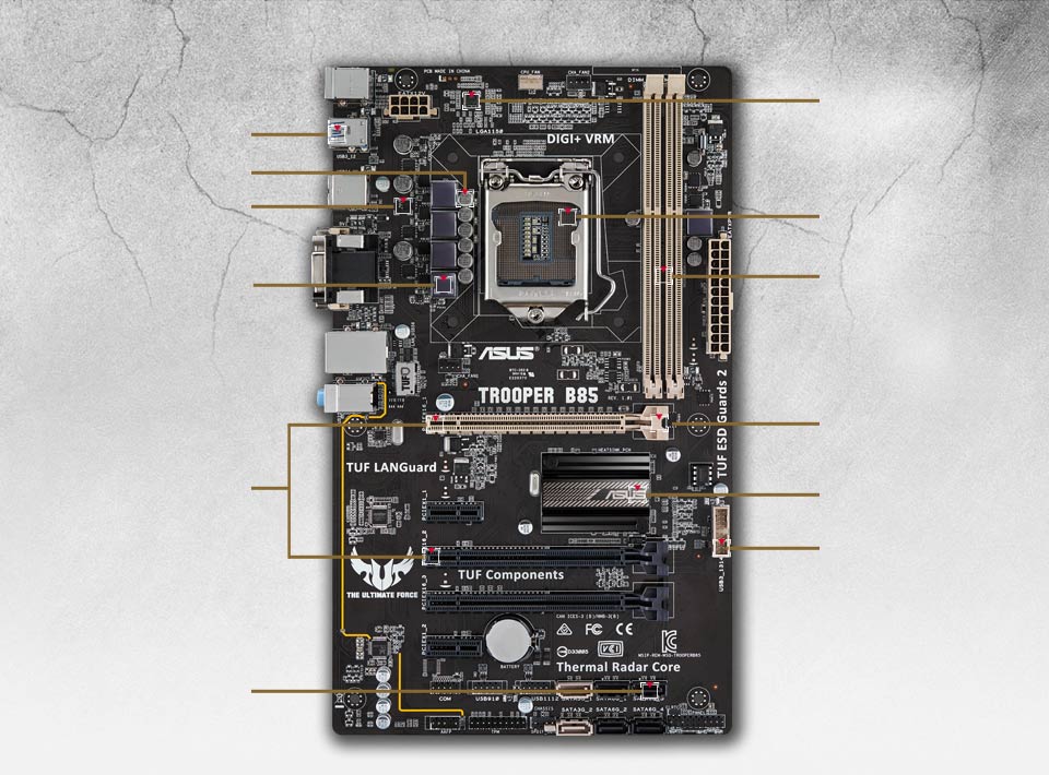 Vrm models. ASUS b85-Plus. 1150 B85. ASUS Socket 1150. Материнская плата ASUS LANGUARD.