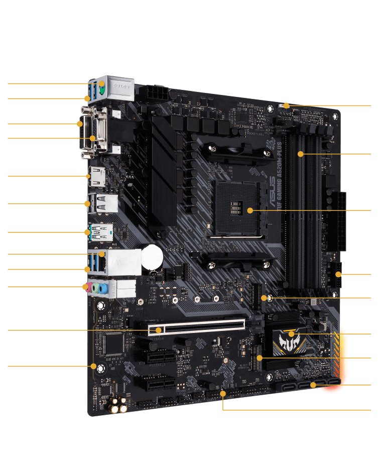 Tuf Gaming A520m Plus｜motherboards｜asus Indonesia