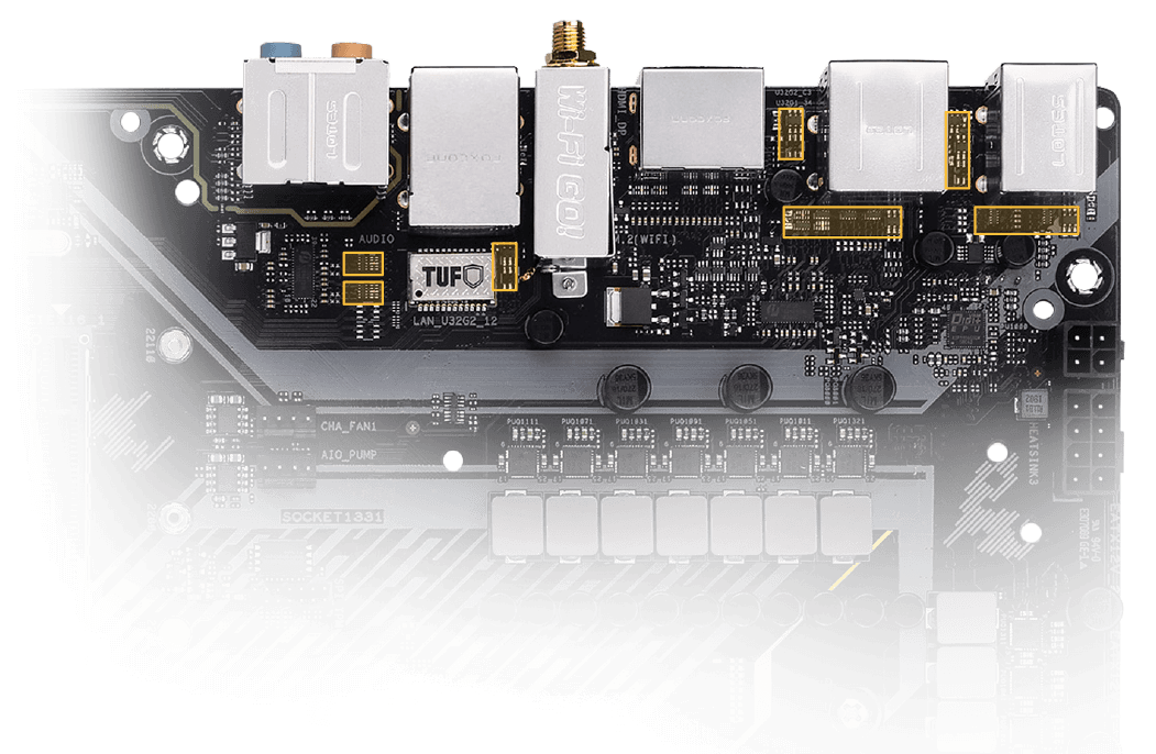 ASUS TUF GAMING X570-PLUS (WI-FI) - motherboard - ATX - Socket AM4 - AMD  X570 - TGAMINGX570PLWF - Motherboards 