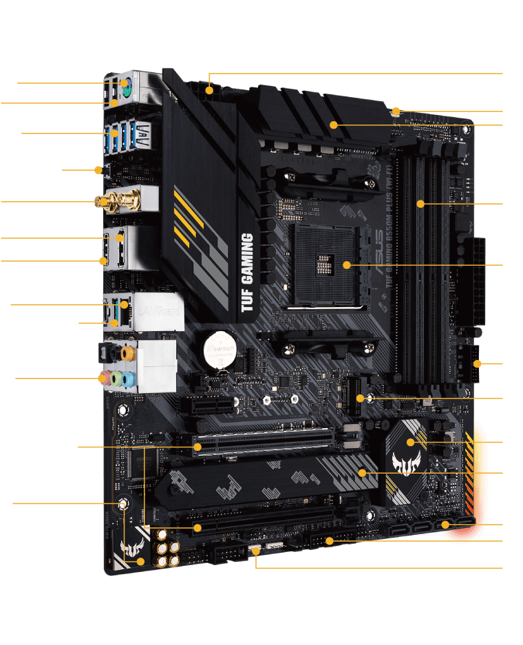 TUF GAMING B550M-PLUS (WI-FI)｜Motherboards｜ASUS USA