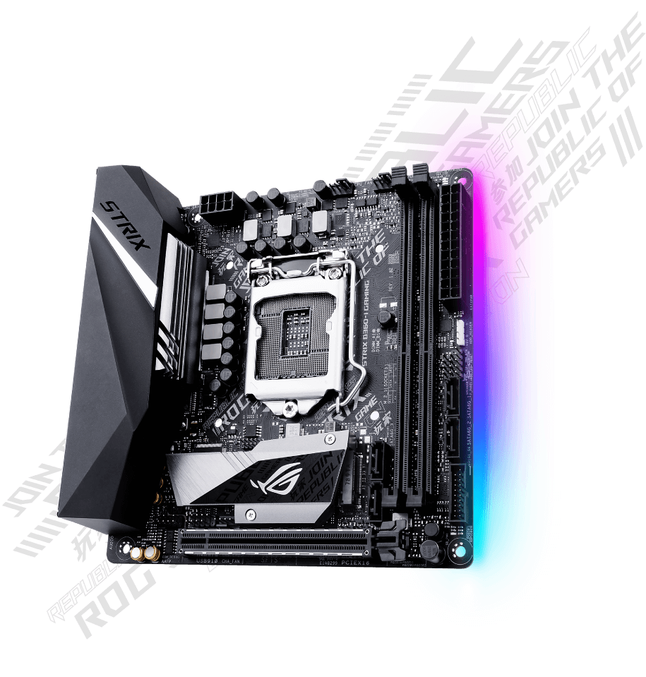 ASUSASUS マザーボード ROG STRIX H370-I GAMING - PCパーツ