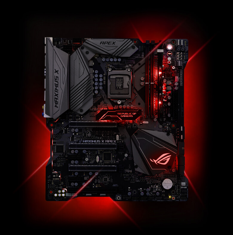 ROG MAXIMUS X APEX | マザーボード | ROG Japan