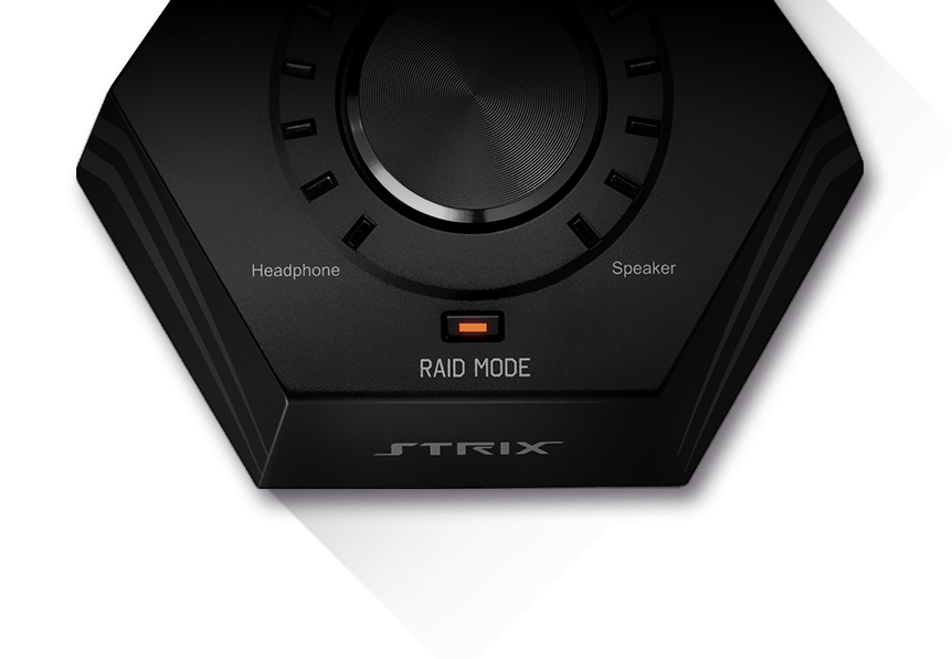 ASUS Strix RAID PRO gamer-friendly design.