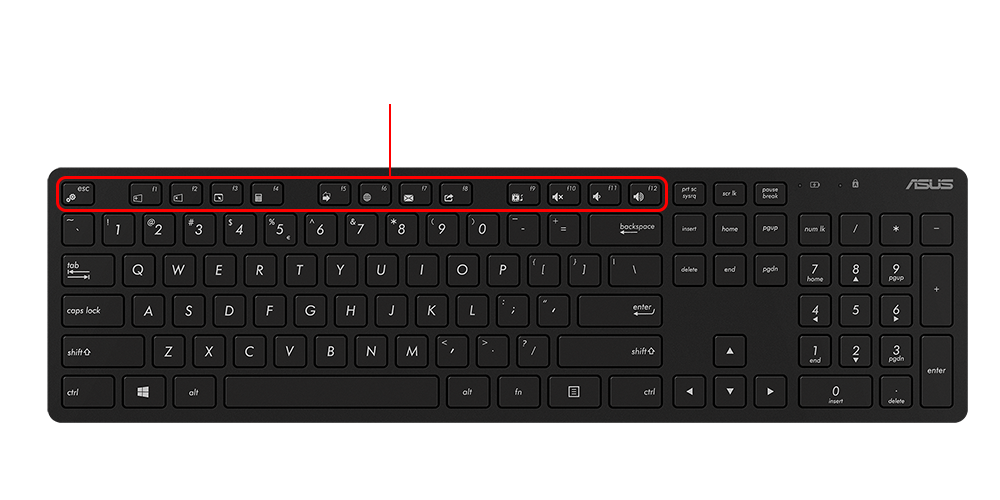 top row of keyboard not working windows 10