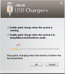 USB 3.0 and USB Charger+ offer 10X USB 2.0 transfer speeds and quick device charging