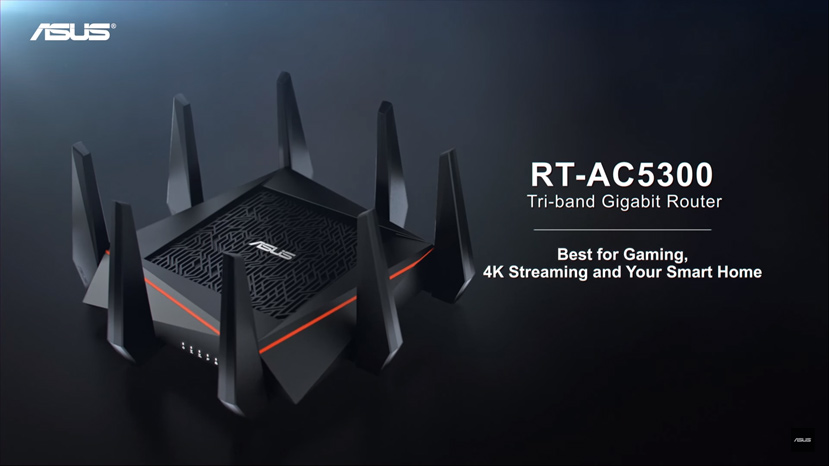 ASUS RT-AC5300 tri-band Gigabit wireless high-speed router 