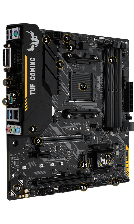 TUF B450M-PLUS GAMING｜Motherboards｜ASUS USA