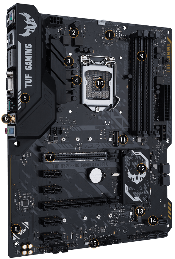 TUF H370-PRO GAMING (WI-FI)|マザーボード|ASUS 日本 TUF H370-PRO GAMING (WI-FI)|マザーボード|ASUS 日本