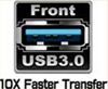 Front USB 3.0 ports
