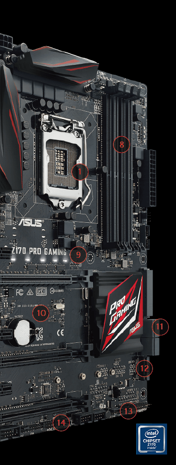 Z170 Pro Gaming Motherboards Asus India