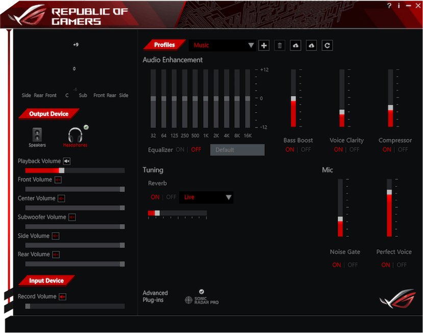 Asus rog утилита. ASUS ROG 7.1 Sonic Studio. Sonic Studio ASUS ROG. ASUS Centurion 7.1. ASUS эквалайзер.