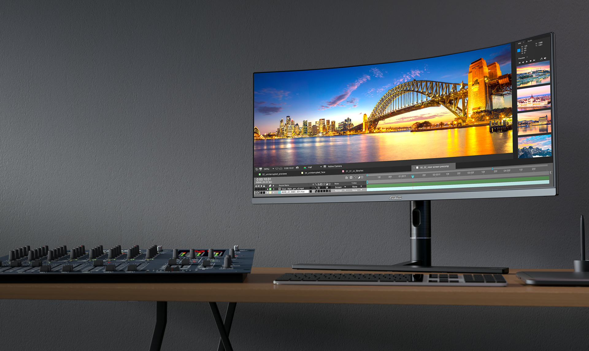 ProArt PA34VC 4K HDR Professional Monitor