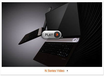 ASUS N Series Notebook - Splendid Super-Sonic Multimedia Enjoyment!