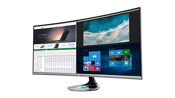 asus designo curve 37.5 monitor mx38vc