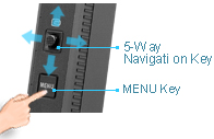5-smerové navigačné tlačidlo