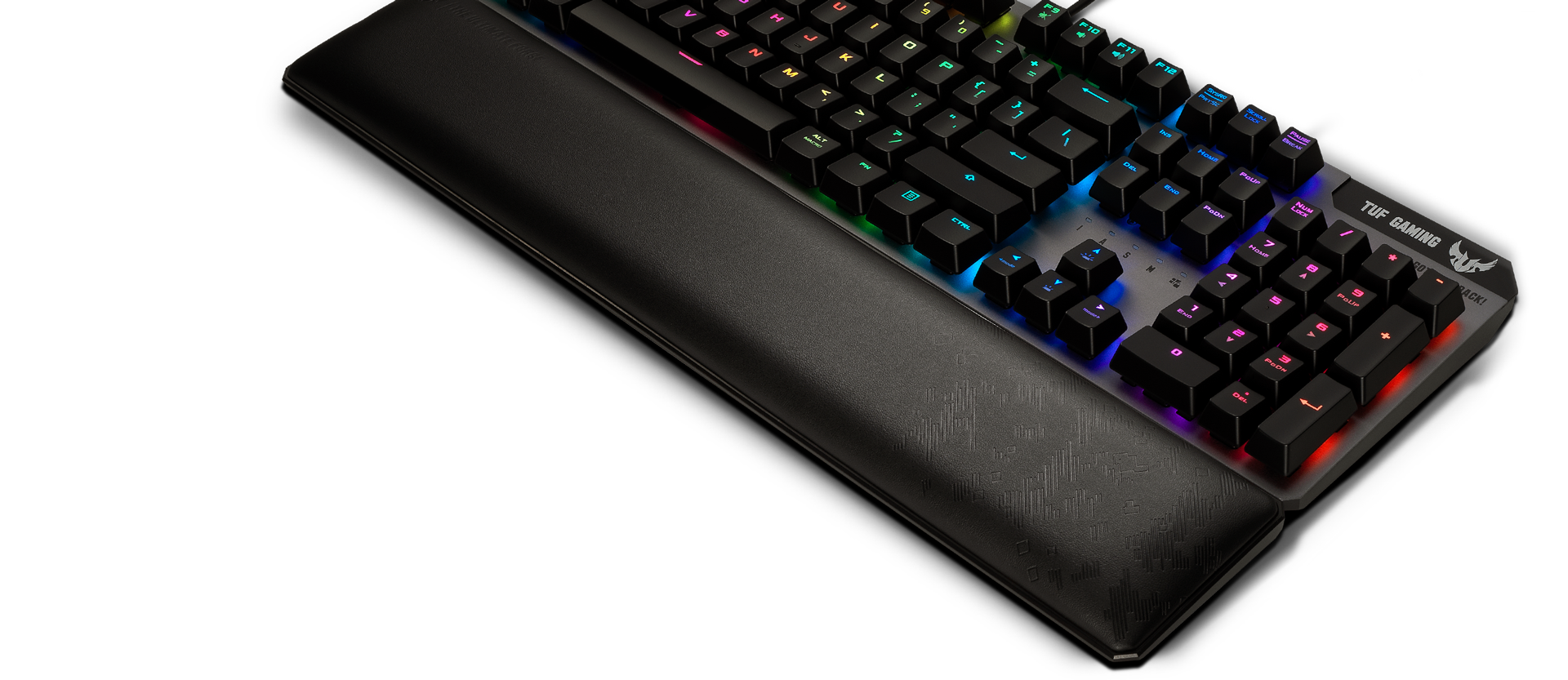ASUS TUF Gaming K7 is designed to ensure that every key is within the user’s easy reach