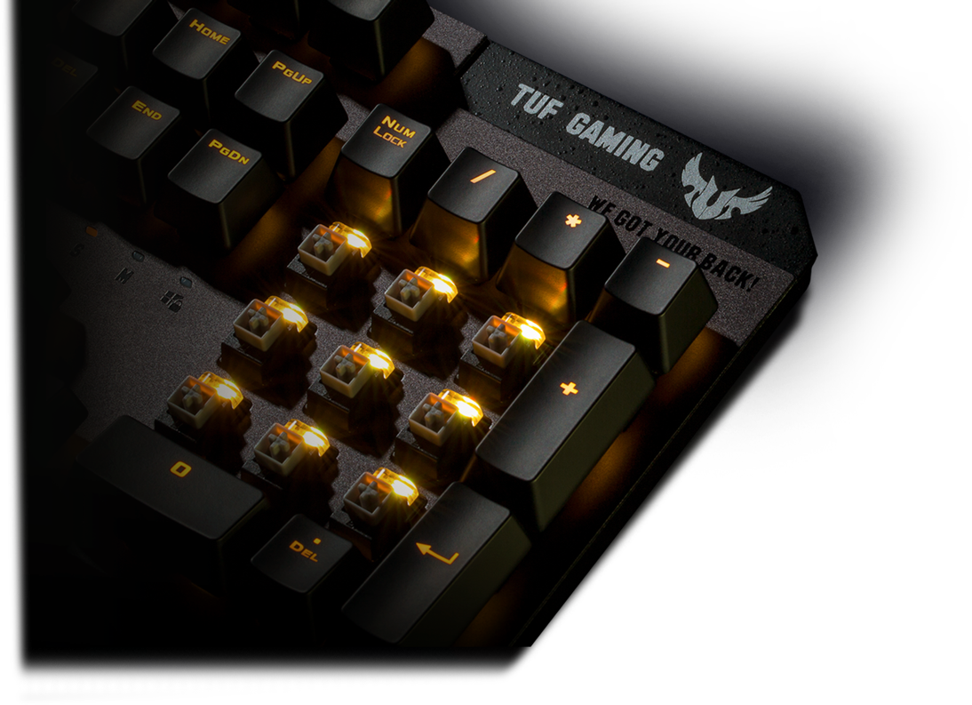 ASUS TUF Gaming K7 features Optical-Mech Switches