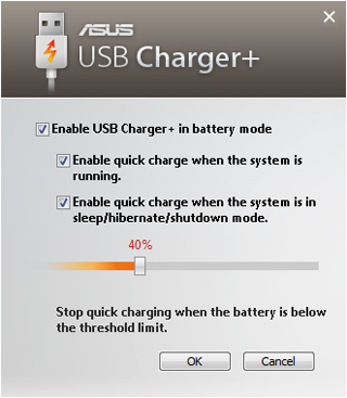 USB 3.0 and USB Charger+ 