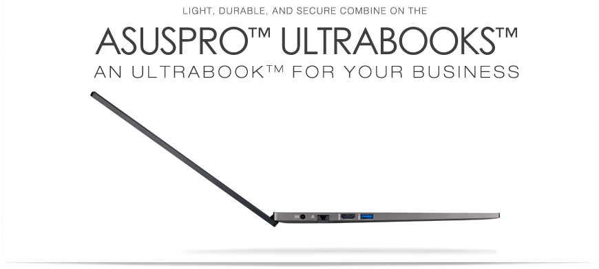 Ultrabook™ řady ASUSPRO BU