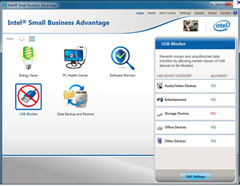 Підтримка Intel® Small Business Advantage (Intel® SBA)