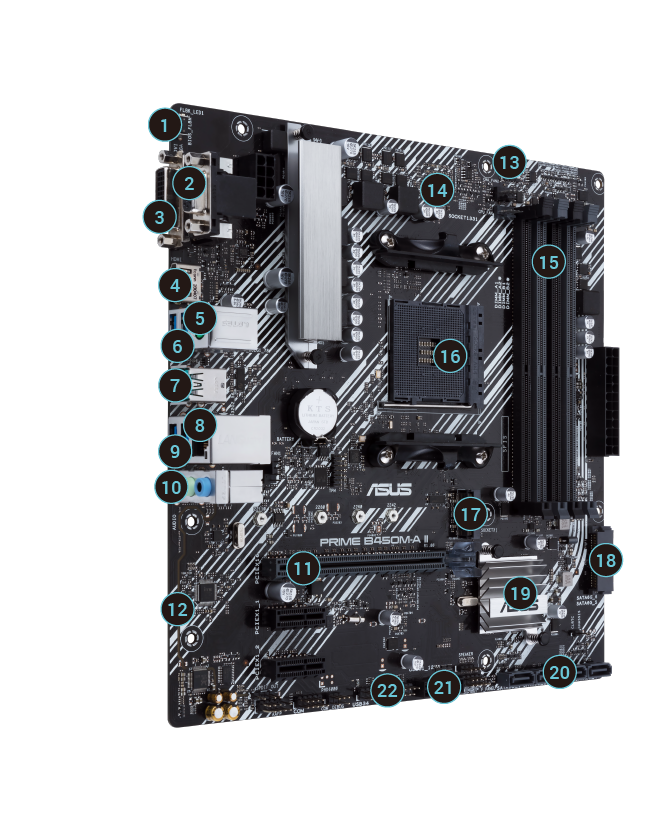 PRIME B450M-A II｜Motherboards｜ASUS USA