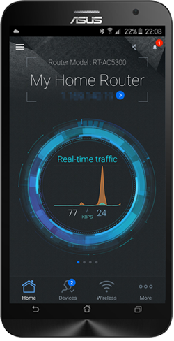 ASUS Router App interface