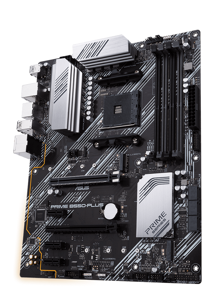 ASUS PRIME B550-PLUS - motherboard - ATX - Socket AM4 - AMD B550 - PRIME  B550-PLUS - Motherboards 