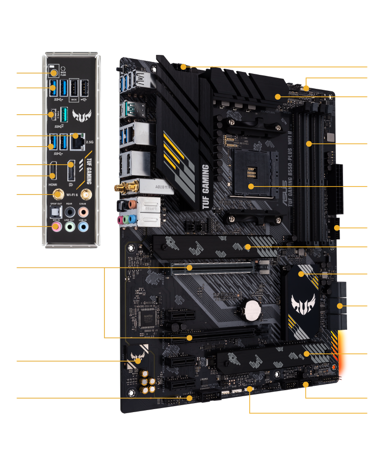 TUF GAMING B550-PLUS WIFI II｜Motherboards｜ASUS Global