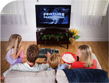 PC HD multimedia content enjoyment on TV