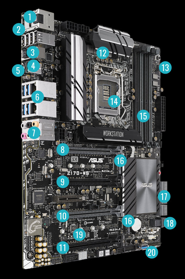 Z170-WS | Server u0026 Workstation | ASUS