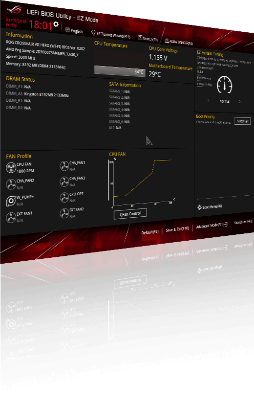 ROG CROSSHAIR VII HERO | Motherboards | ROG Global