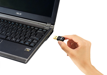 ASUS USB-N13 C1 penny size design.