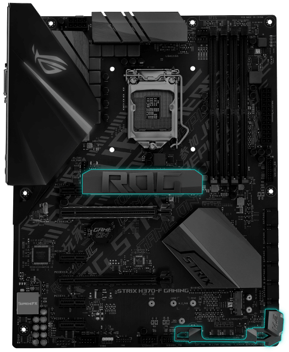 ROG STRIX H370-F GAMING | Motherboards | ROG United States