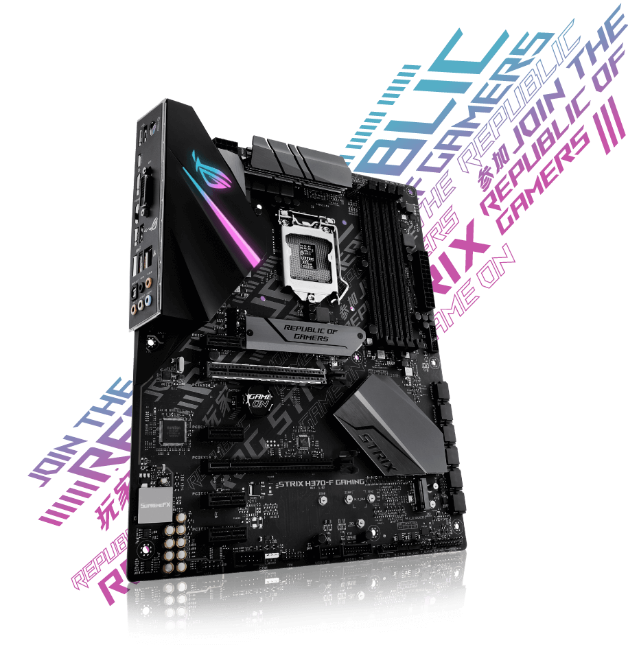 ROG STRIX H370-F GAMING | Motherboards | ROG Global