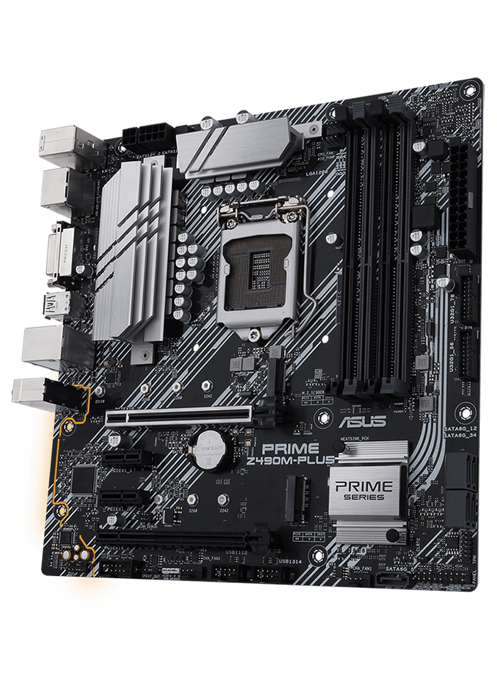 ASUS Prime Z490-P LGA 1200 (Intel® 10th Gen) ATX motherboard (dual M.2,  DDR4 4600, 1 Gb Ethernet, USB 3.2 Gen 2 USB Type-A®, Thunderbolt™ 3  support, Aura Sync RGB) : : Electronics