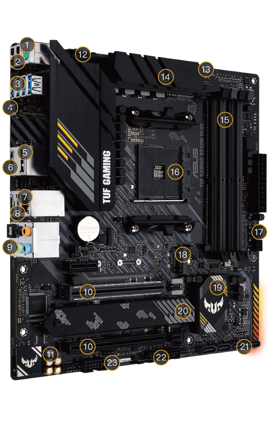 TUF GAMING B550M-PLUS｜Motherboards｜ASUS USA