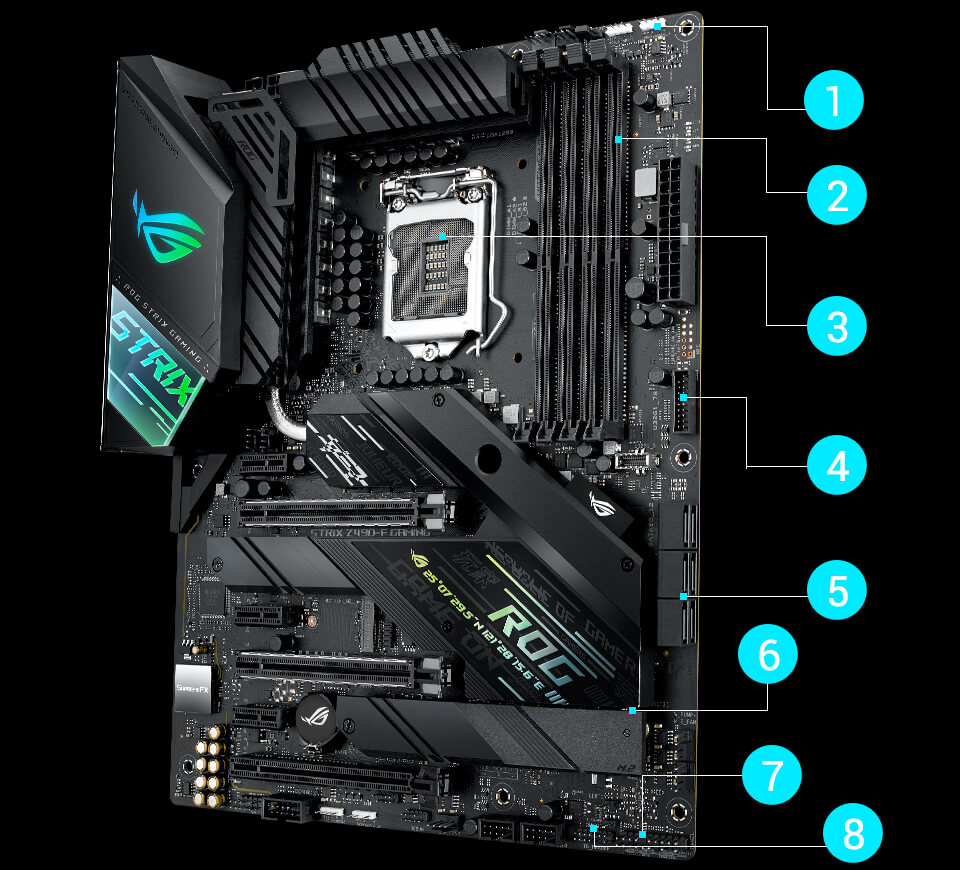 ASUS ROG STRIX Z490-F GAMING ATX Intel Motherboard 