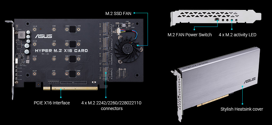 Hyper M.2 x16 Card｜Motherboards｜ASUS Global