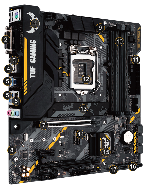 TUF B365M PLUS GAMING Motherboards ASUS United Kingdom