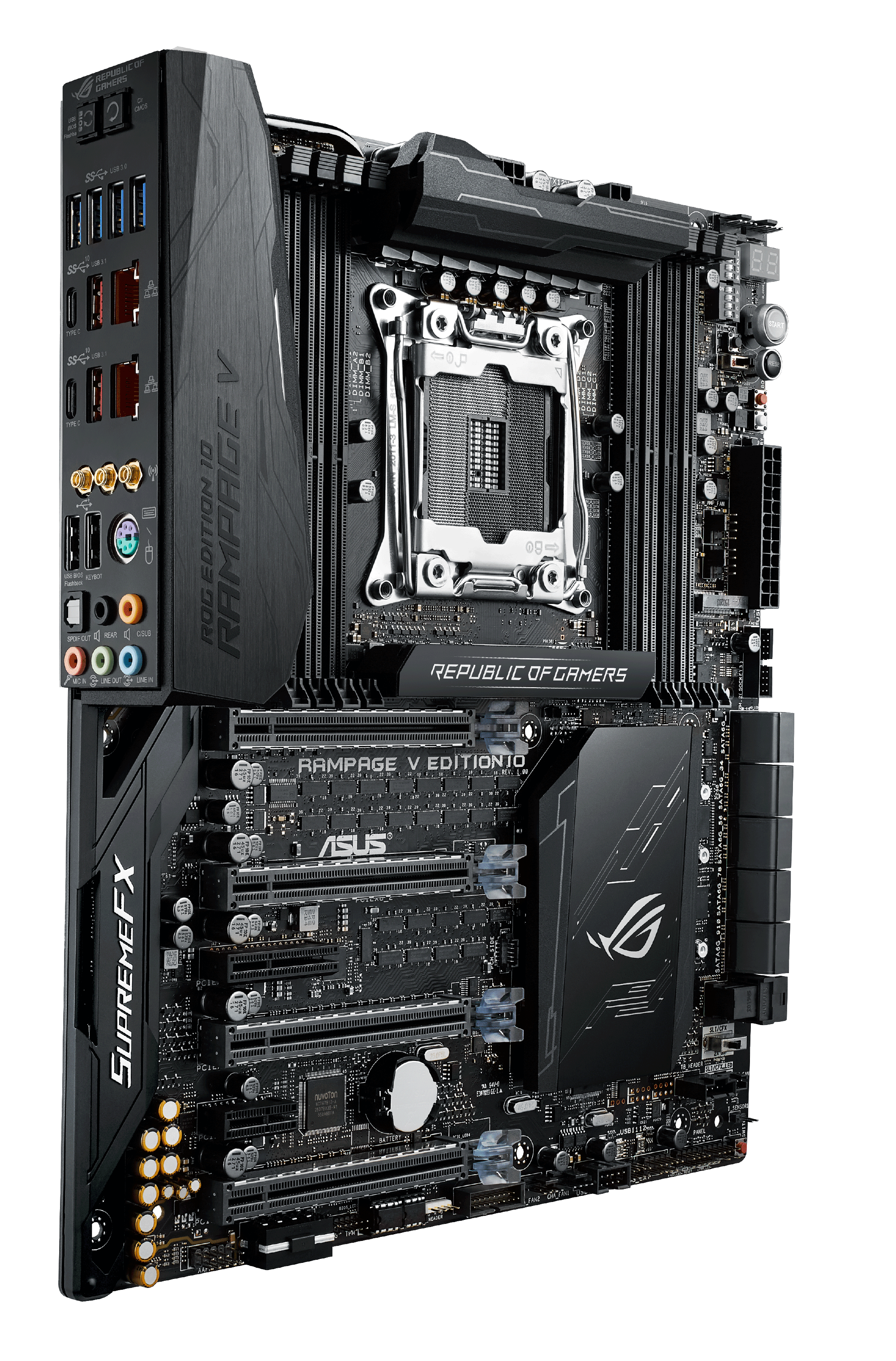 ROG RAMPAGE V EDITION 10 | Motherboards | ROG Global