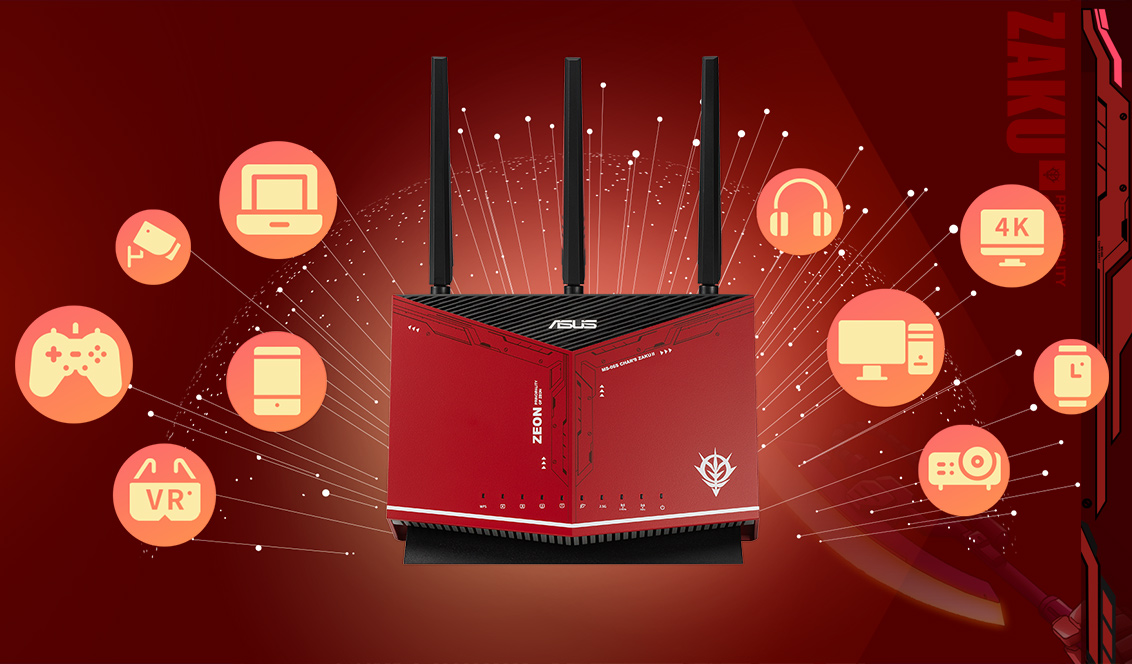 RT-AX86U ZAKU II EDITION｜WiFi Routers｜ASUS Global